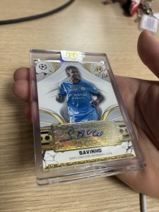 2024/25 Topps Reverence UCC Savinho Auto 2/10 Manchester City for sale on Ebay