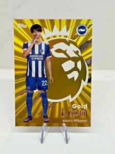 Topps 2026 Premier League Brighton Kaoru Mitoma Gold Lion for sale on Ebay