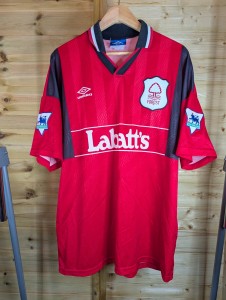Rare Original Nottingham Forest 1994/1996 Home Shirt XXL UMBRO VGC for sale on Ebay