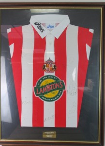 Sunderland AFC Signed/Autographed Shirt 1998-1999 Promotion Season -Framed for sale on Ebay