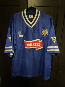 Leicester City Authentic 1996/98 Fox Leisure Home  Football Shirt Men’s XL for sale on Ebay