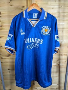 Rare Original Leicester City 1994/1996 Home Shirt XL Fox Leisure for sale on Ebay
