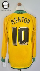 Norwich City ASHTON #10 2005/06 Home Shirt Long Sleeve Medium / M for sale on Ebay