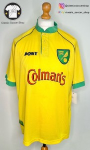 Norwich City 1997/99 Home Shirt Double Extra Large / XXL for sale on Ebay