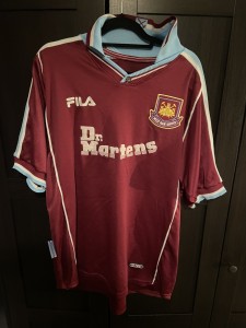 West Ham 1999/01 Home Shirt - Mens Large for sale on Ebay
