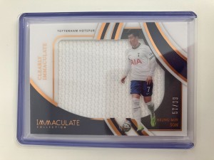 PANINI IMMACULATE 22-23 HEUNG MIN SON TOTTENHAM CLEARLY IMMACULATE PATCH 57/99 for sale on Ebay