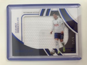 PANINI IMMACULATE 22-23 HEUNG MIN SON TOTTENHAM CLEARLY IMMACULATE PATCH 21/25 for sale on Ebay