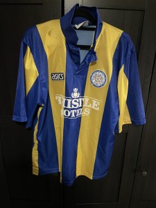 Original Asics Leeds United 1993/1994 Away Shirt Mens Large for sale on Ebay