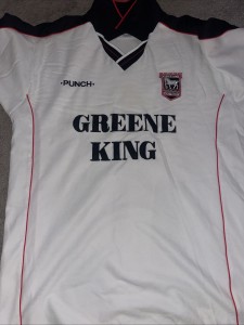 Ipswich Town 2000-2001 away football shirt jersey Youths(small men) for sale on Ebay