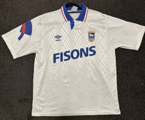 Ipswich Town Away Shirt (1991–1993) – Large – Umbro for sale on Ebay