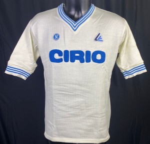 Maglia Calcio Napoli Vintage Camiseta Maradona Cirio Linea Time 1984/85 for sale on Ebay