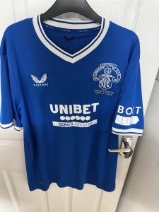 Mens Castore Glasgow Rangers Ibrox 125 Years Heritage Football Shirt XL VGC for sale on Ebay