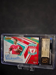 Michael Owen Autograph B Gold 18/35 DAKA Liverpool FC Legend CGC 10 PRISTINE for sale on Ebay