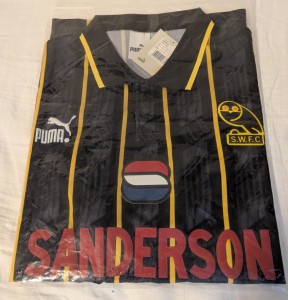 Sheffield Wednesday replica 93/94 Away Shirt, Size Large. for sale on Ebay