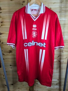 Rare Original Middlesbrough 1998/1999 Home Shirt XL ERREA for sale on Ebay