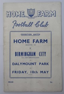 Home Farm v Birmingham City at Dallymount Park 18th May 1951 for sale on Ebay