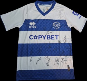 Queens Park Rangers QPR Squad Signed 2025/26 Football Home Shirt Auto COA PROOF for sale on Ebay