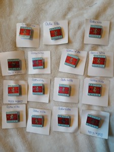 Vintage 1970s Aston Villa Football Club Enamel Metal Pin Badges Job Lot for sale on Ebay
