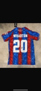 Adam Wharton Signed Crystal Palace 24/25 fa cup home Shirt for sale on Ebay