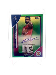 2025-26 Topps Premier League Bruno Fernandes /99 Auto Manchester United for sale on Ebay
