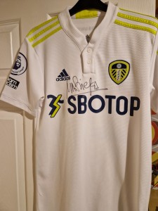 LEEDS UNITED SIHIRT SIGNED BY BIELSA- SIZE XS - GENUINE for sale on Ebay