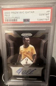 2022 Panini Prizm World Cup Pele Auto PSA 10 for sale on Ebay