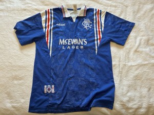 Rangers 1996-97 Home Football Shirt 2XL for sale on Ebay