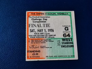 Southampton vs Manchester United Ticket 1976 FA Cup Final for sale on Ebay
