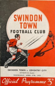 Swindon Town v Coventry City Div 3 (S) 1954/55 for sale on Ebay