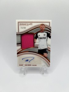 Harrison Reed Match Worn Patch Auto Bronze /99 2023-24 Panini Immaculate Fulham  for sale on Ebay