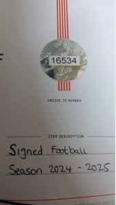 Southampton FC official signed football & certificate 2024/2025 season  for sale on Ebay