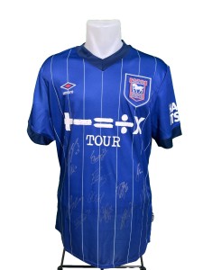 Ipswich Mens Signed 2024/25 Home Shirt for sale on Ebay