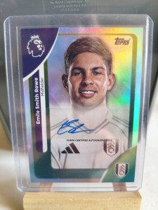 Topps Premier League 2025/2026 Emile Smith Rowe Fulham Base Autograph for sale on Ebay