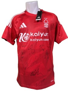 Nottingham Forest Mens Signed 2024/25 Home Shirt for sale on Ebay