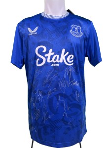 Everton Mens Signed 2024/25 Home Shirt for sale on Ebay