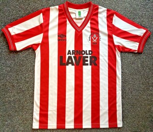SHEFFIELD UNITED Shirt 85/86 Retro Replica Top M 20”P2P - Not Match Worn - BNIB for sale on Ebay