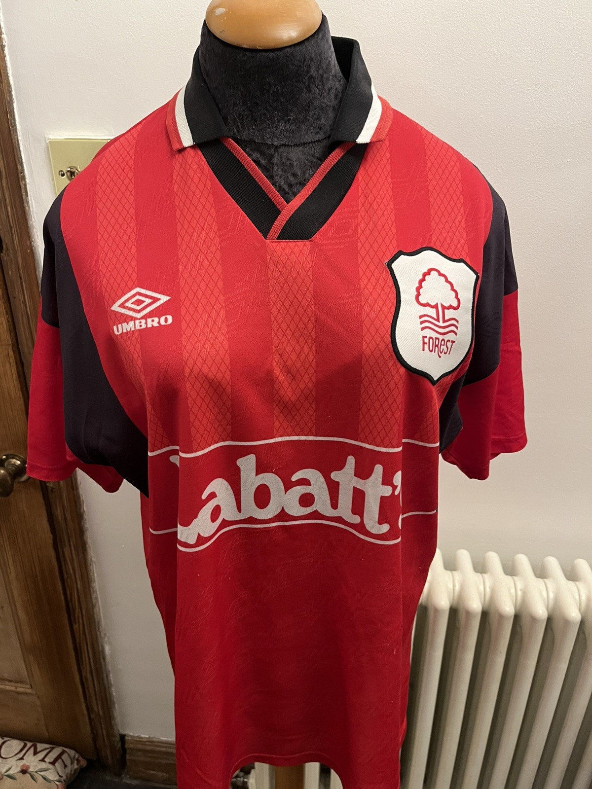 Nottingham Forest Football Club Shirt Home 1994/6 Size L for sale on Ebay