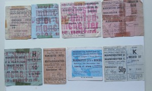 MANCHESTER UNITED TICKET STUBS 1960's x 8 for sale on Ebay
