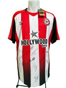 Brentford Mens Signed 2024/25 Home Shirt for sale on Ebay