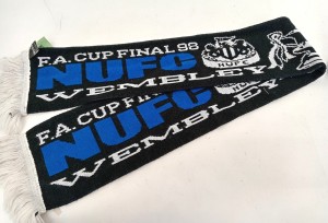 Newcastle United FC Official 1998 FA Cup Final Wembley Matchday Football Scarf for sale on Ebay