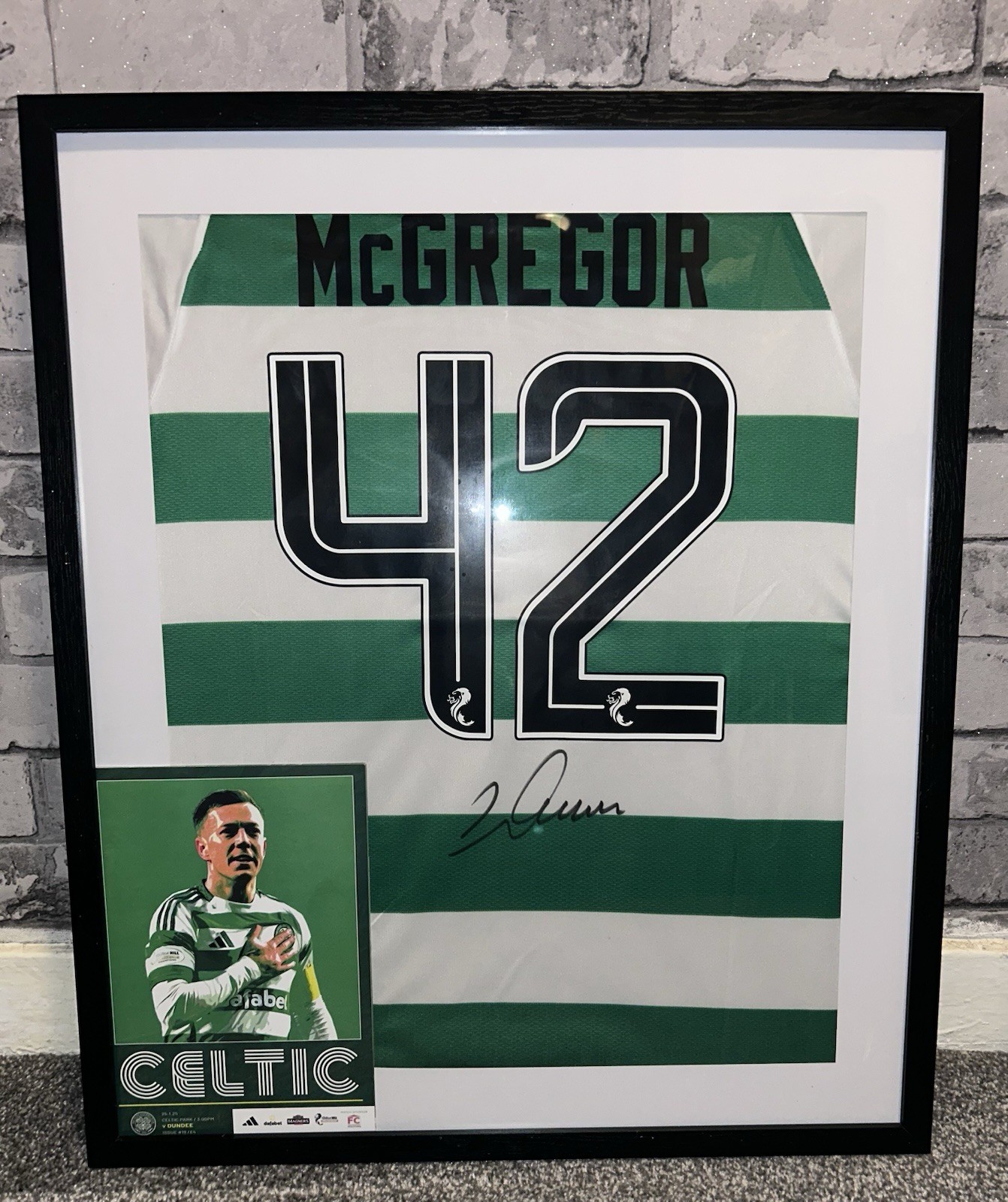 Hand Signed Callum Mcgregor 24/25 Celtic Home Football Shirt EXACT PROOF & COA  for sale on Ebay