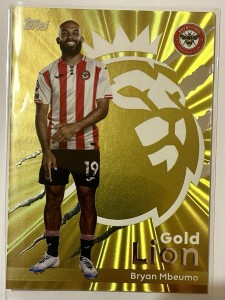Topps Premier League 2025/26 Bryan Mbuemo Gold Lion Brentford for sale on Ebay