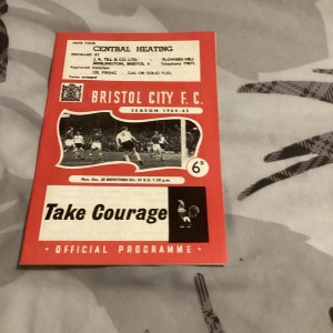 Bristol City V Brentford (1964/65 for sale on Ebay