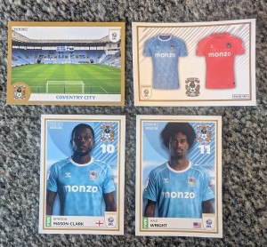 Panini EFL 2025/26 stickers Coventry City x4 Including kits & Ground for sale on Ebay