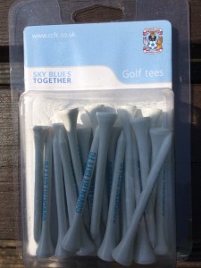 Coventry City Golf Tees Pack Of Twenty New/Unused COLLECT ONLY for sale on Ebay