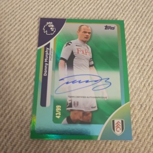 Topps Premier League 2025-2026 Danny Murphy Autograph 43/99 Fulham  for sale on Ebay