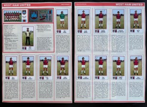 WEST HAM signed 1983 Panini Sticker Team set JOHN LYALL BILLY BONDS VAN DER ELST for sale on Ebay