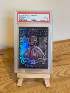 2025 Topps Recency Eberechi Eze Black /10 PSA 9 Crystal Palace for sale on Ebay