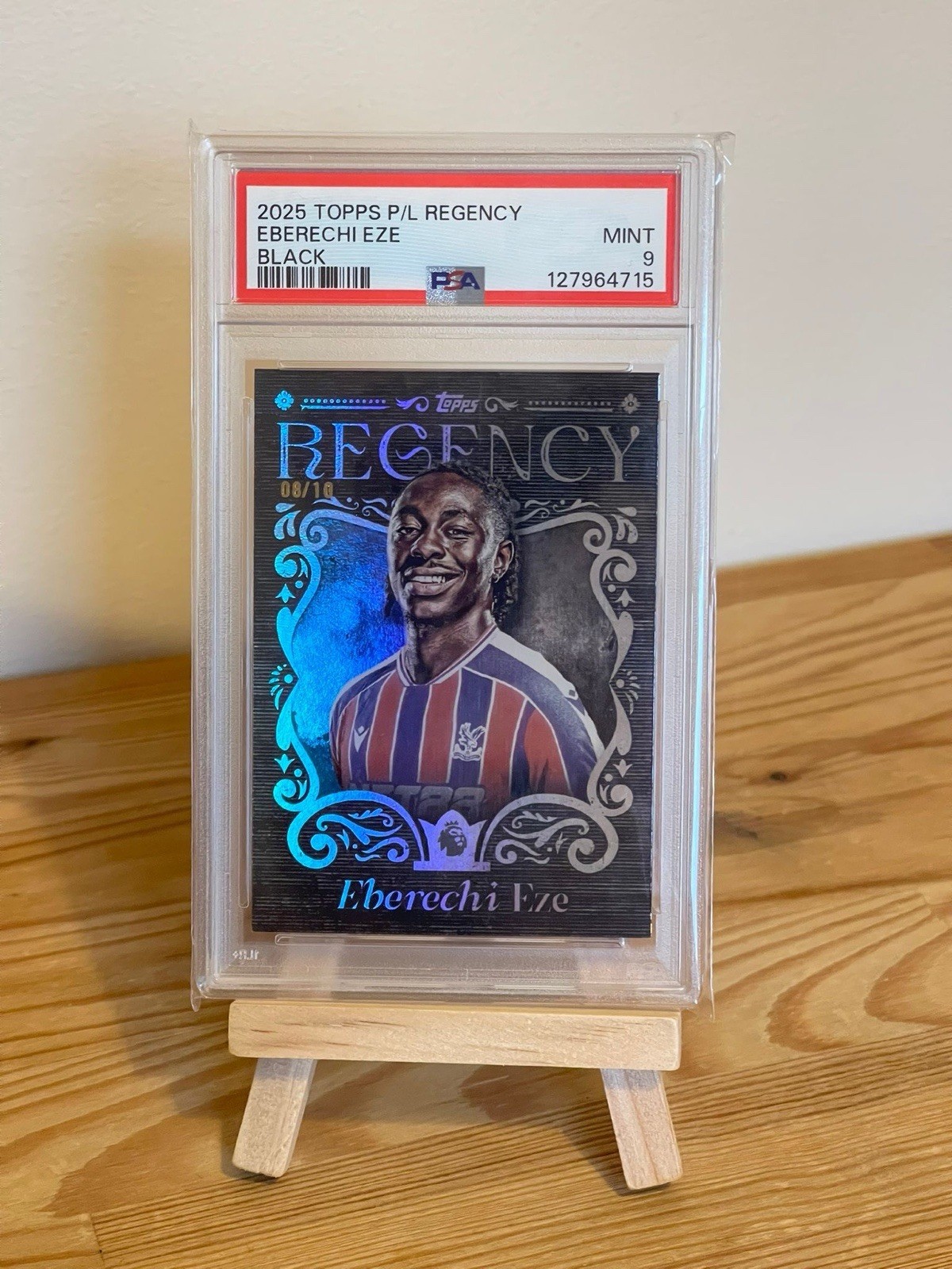 2025 Topps Recency Eberechi Eze Black /10 PSA 9 Crystal Palace for sale on Ebay