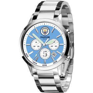 MANCHESTER CITY WATCH THE CHAMPIONS OFFICIAL WINNERS WATCH RRP £225 BRAND NEW for sale on Ebay